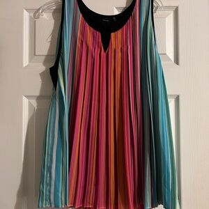 Rafaella Multicolor Striped Tank Top